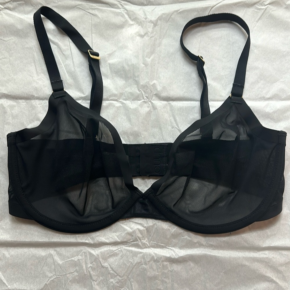 Cuup black bra 32 E , NWT
